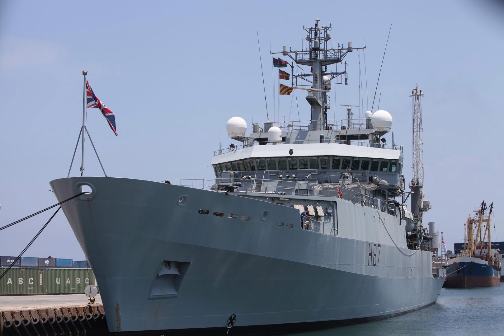Zdaniem komentatorów wysłanie fregaty może być reakcją Rosji na obecność w Odessie brytyjskiego "wywiadowcy" HMS Echo (na zdjęciu)