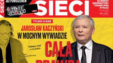 W tygodniku "Sieci" Jarosław Kaczyński tłumaczy się z taśm i kontrowersji wokół spółki Srebrna.