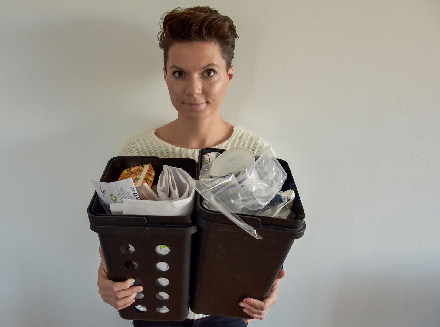 To ja i moje śmieci - papier i plastik z około dwóch tygodni