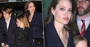 Elegancka Angelina Jolie ze wszystkimi swoimi dziećmi w kinie. Ale się zmienili!