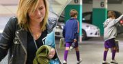Aneta Zając przyłapana z synami na zakupach. Schudła? Efekty diety widać z daleka