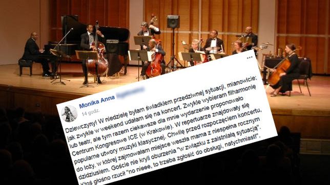Na koncercie doszło do nieprzyjemnej sytuacji 