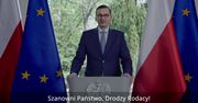Premier Mateusz Morawiecki w orędziu: "Mamy powody do dumy"