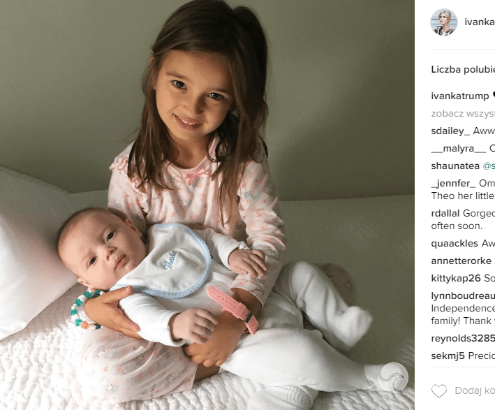 Ivanka Trump pokazała dzieci