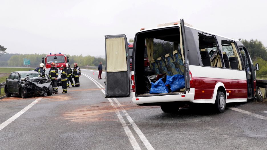 Wypadek w Mierzęcicach