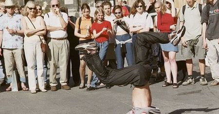 Taniec breakdance - zdjęcia