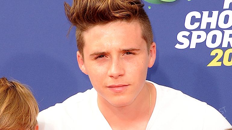 Brooklyn Beckham z wąsami. Syn Beckhamów z zarostem