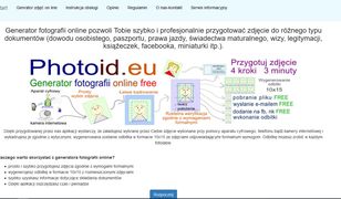 Zdjęcie do dowodu za 79 groszy. Wymyślił internetowy foto-generator