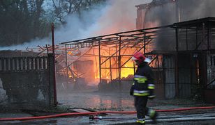 Pożar w budynku uniwersytetu w Szczecinie