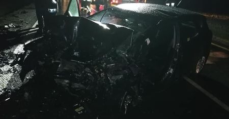 Wypadek na DK 5. Zderzyły się cztery auta