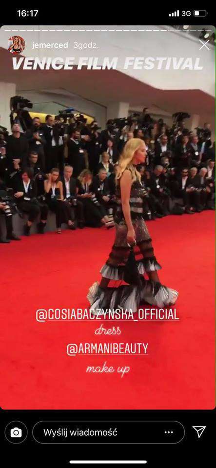 Jessica Mercedes na Festiwalu Filmowym w Wenecji podbija czerwone dywany