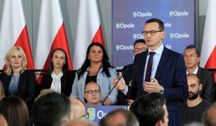 Morawiecki uderza w opozycję. Mocne słowa premiera w Opolu