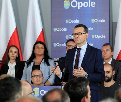 Morawiecki uderza w opozycję. Mocne słowa premiera w Opolu