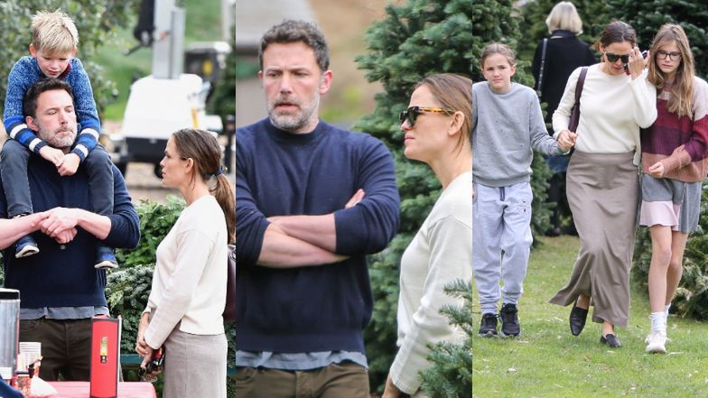 Ben Affleck i Jennifer Garner godzą się po ostatniej kłótni podczas poszukiwania idealnego drzewka na święta