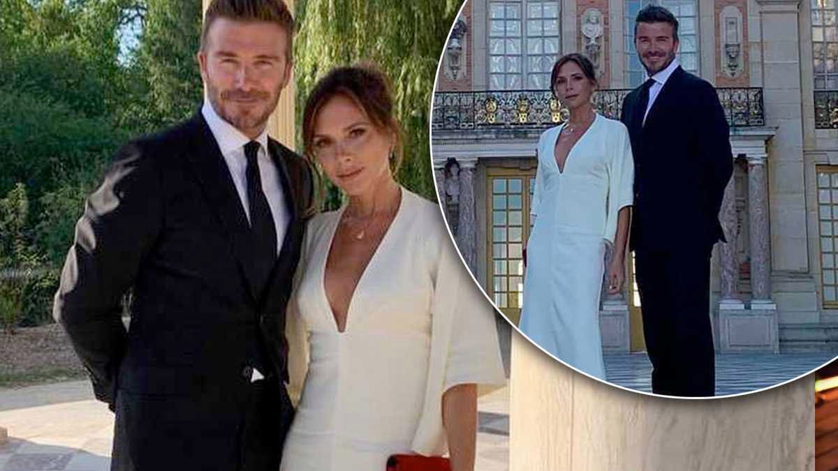 Victoria i David Beckham w królewskim stylu świętowali 20. rocznicę swojego ślubu! Małżonkowie zafundowali sobie prywatną wycieczkę po Wersalu! [WIDEO]
