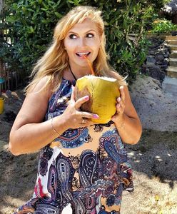 Katarzyna Skrzynecka spędza wakacje w raju