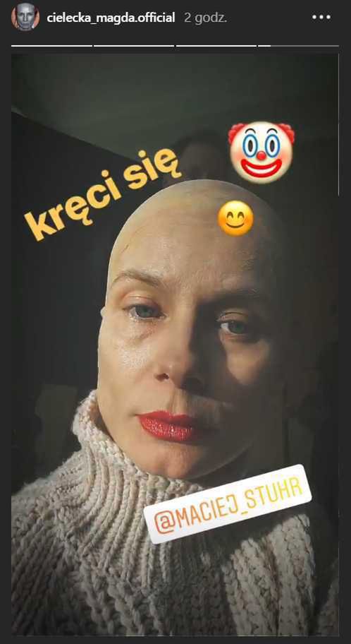 Magdalena Cielecka jest łysa