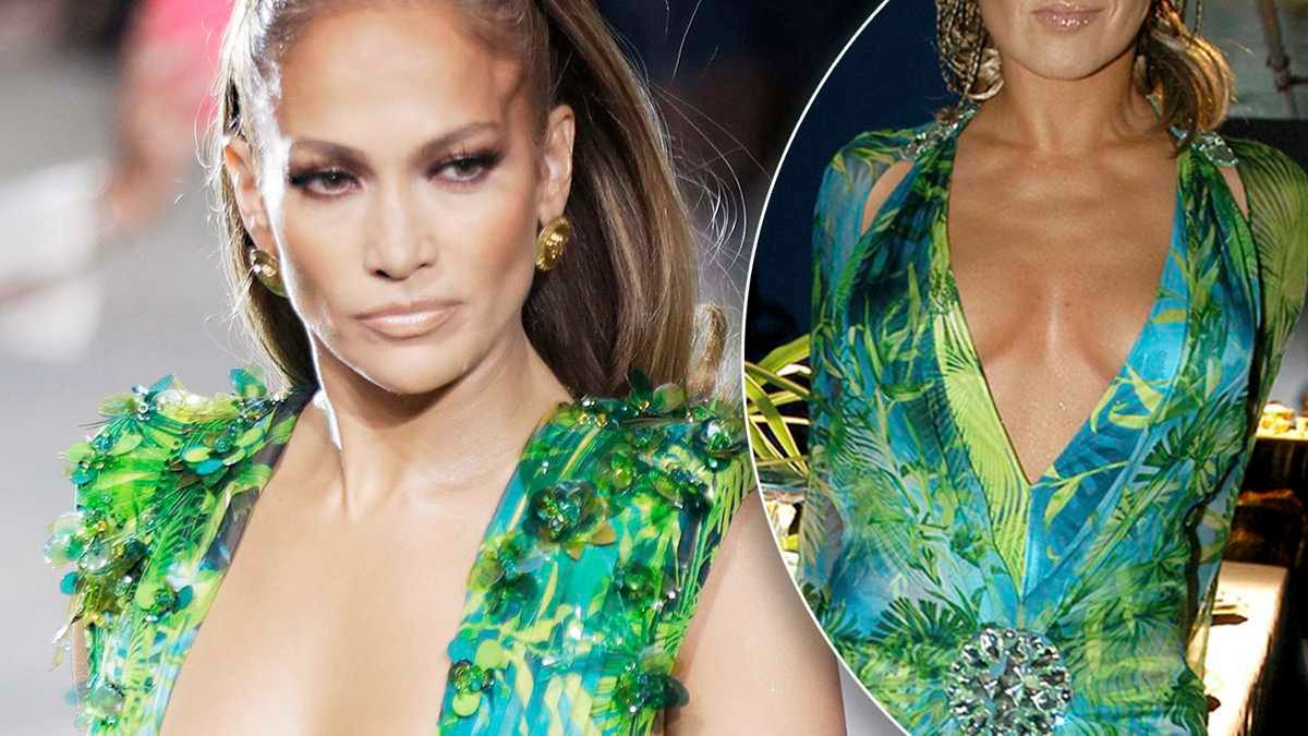 Polska gwiazda jak Jennifer Lopez! Ona też miała na sobie słynną suknię Versace. Wyglądała równie obłędnie