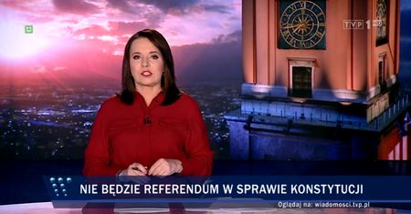 Danuta Holecka w 17 sekund przeniosła nas do 2015 roku. Według "Wiadomości" nadal rządzi PO