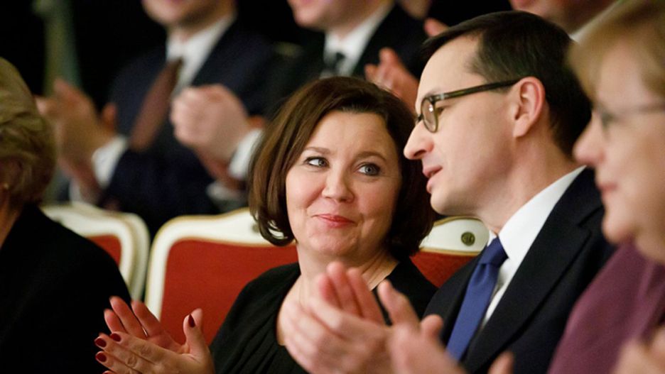 Premier Mateusz Morawiecki z żoną podczas koncertu w Berlinie