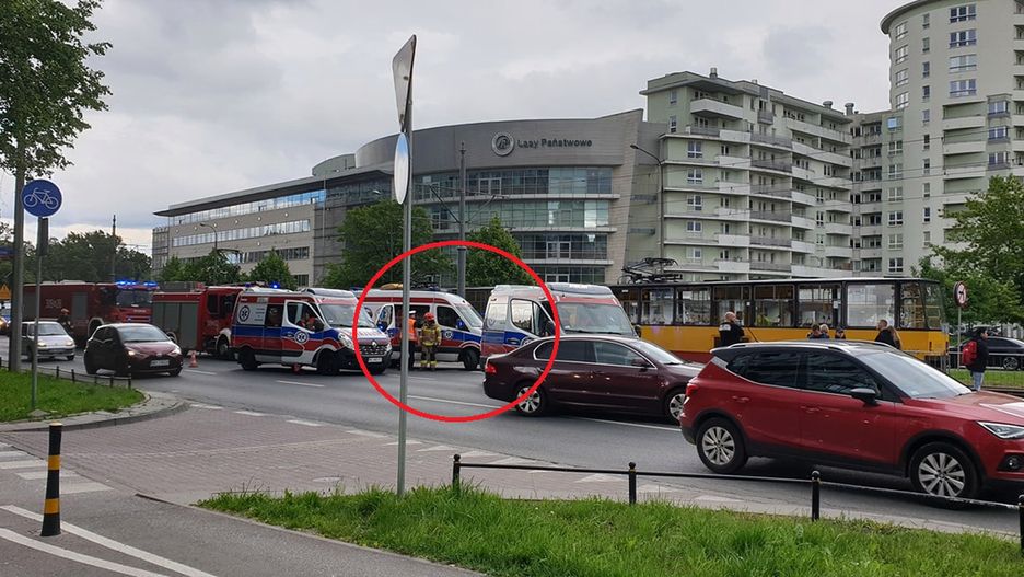 Warszawa. Wypadek na Ochocie 