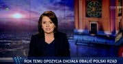 "Wiadomości" TVP o rocznicy "puczu" opozycji. Zobacz, jak to zilustrowali