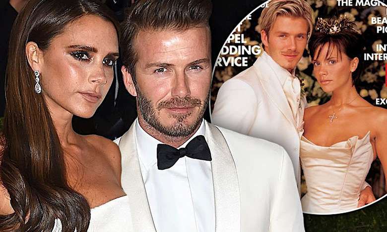 David i Victoria Beckham rocznica ślubu