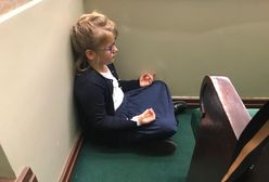 Exposé Mateusza Morawieckiego. Córka premiera słuchała go w skupieniu