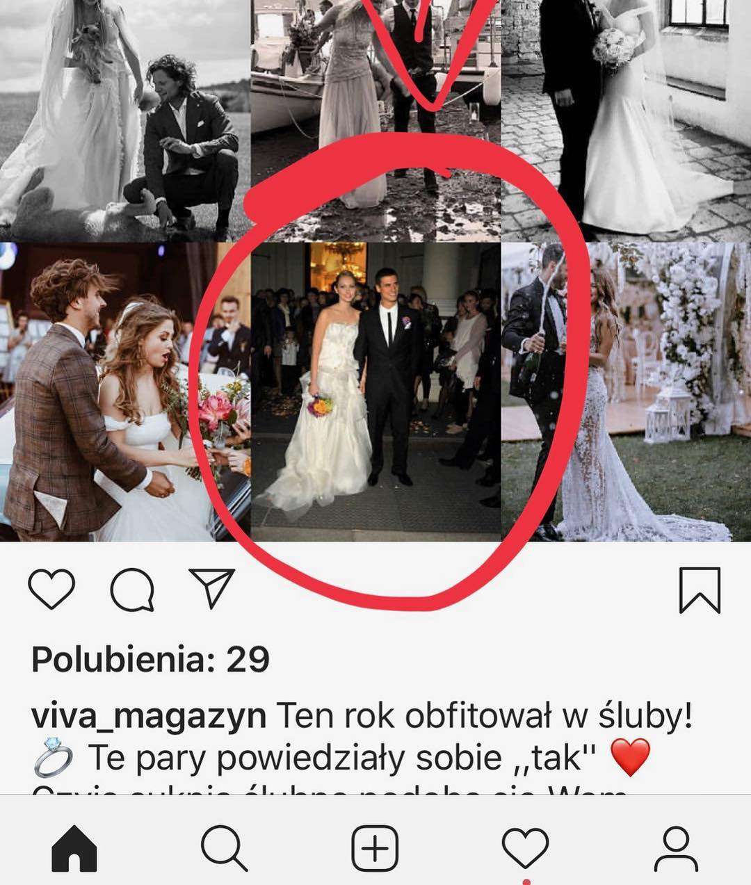 Mateusz Damięcki, zdjęcie z pierwszego ślubu – pomyłka magazynu Viva!