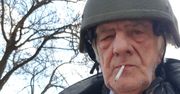 Terlecki z papierosem w ustach i w kamizelce kuloodpornej. "Ukraińcy kazali ubrać"