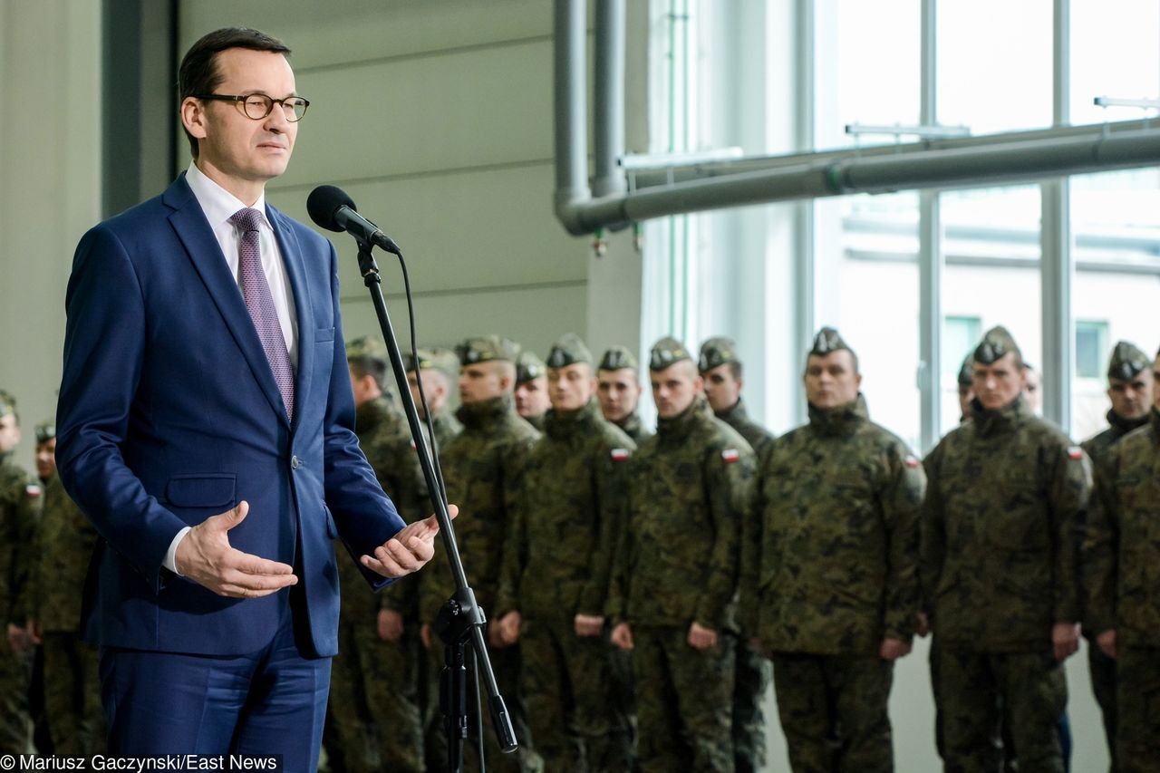 Morawiecki o wojskach NATO w Polsce. "To marzenie Lecha Kaczyńskiego"