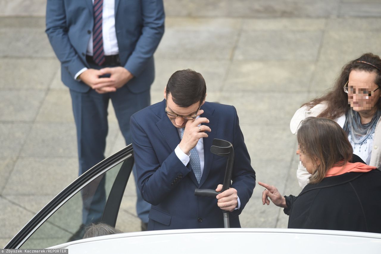 Exposé Mateusza Morawieckiego. Premierowi towarzyszyła w Sejmie matka