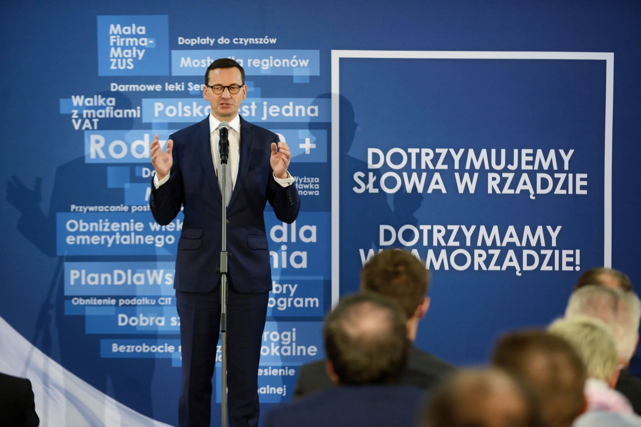 Premier Morawiecki mówił o mediach. Twierdzi, że "w ogromnym stopniu nie należą do Polaków"