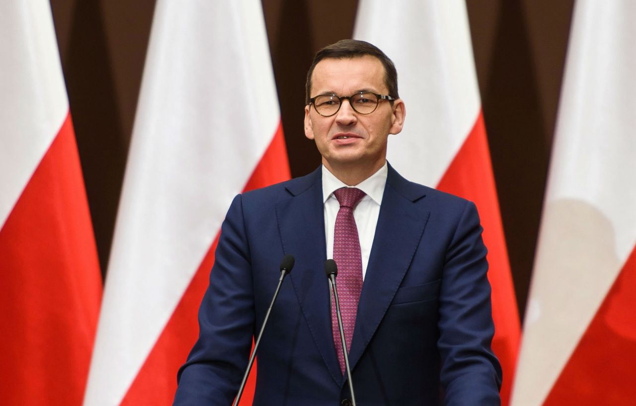 Premier Mateusz Morawiecki w Wierzchosławicach. "Stało się wielkie zło. Ale spróbujmy przekuć je w dobro"