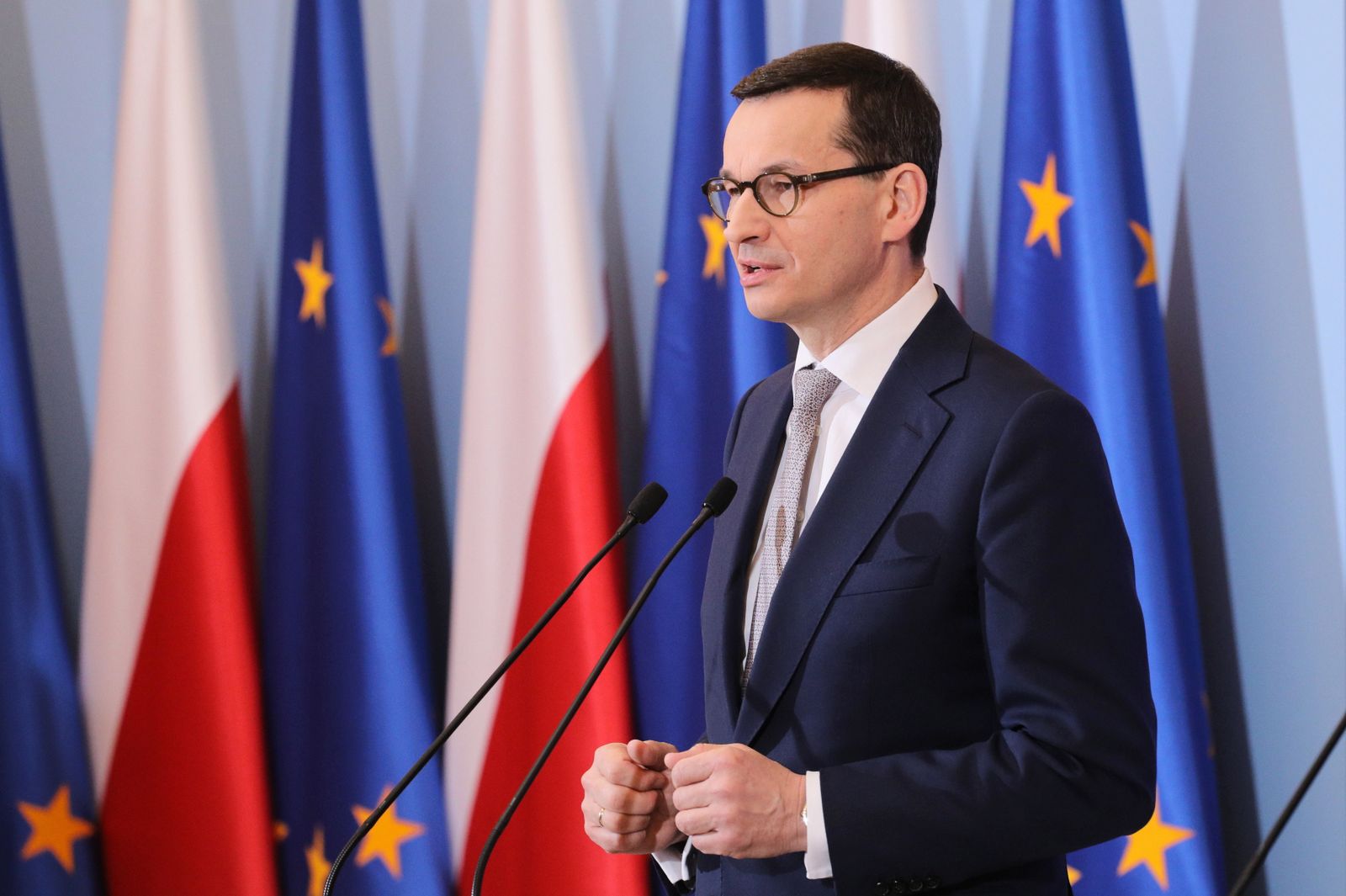 Premier Mateusz Morawiecki chce, by TK zajął się nową uchwałą SN