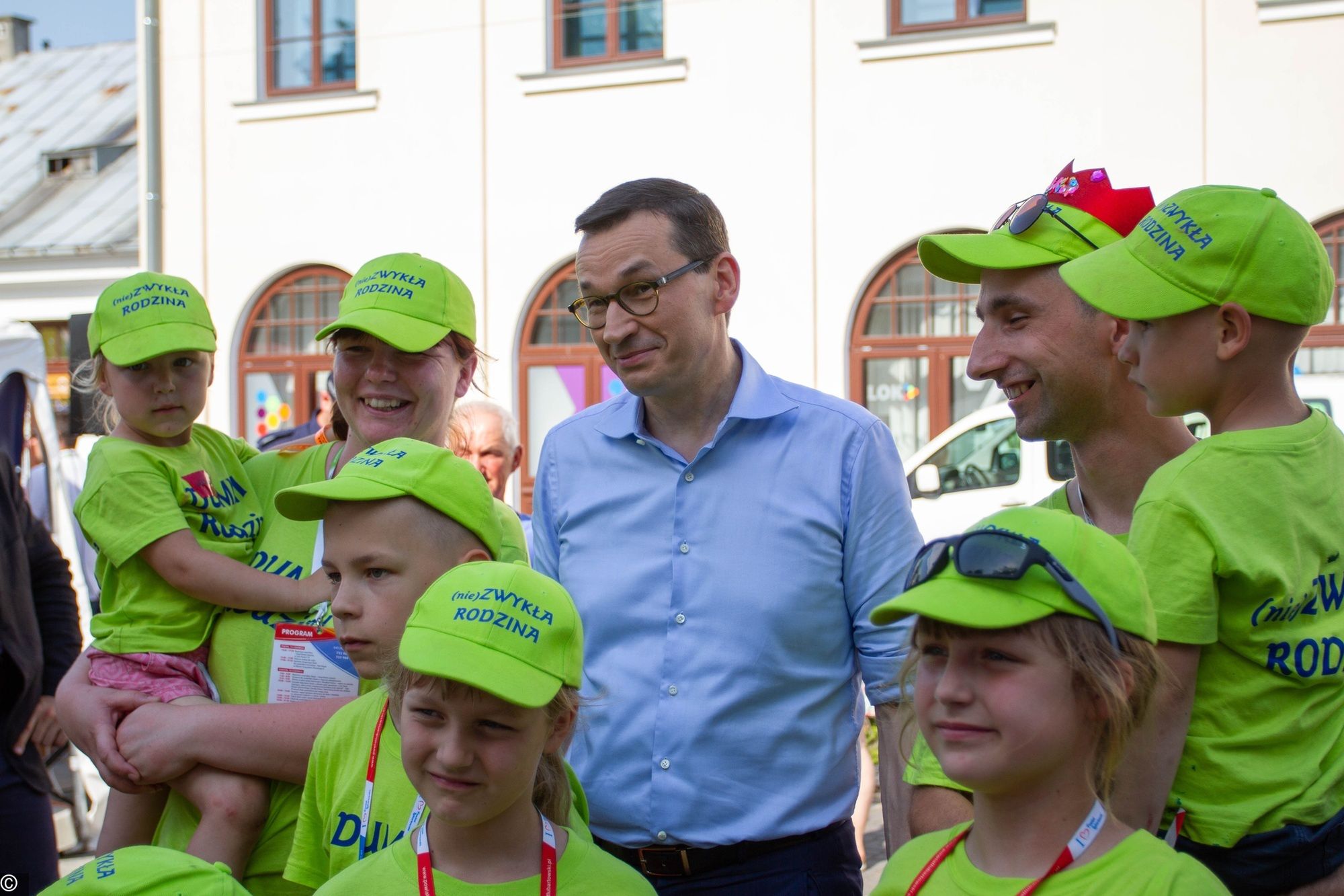Mateusz Morawiecki podczas Zjazdu Dużych Rodzin.