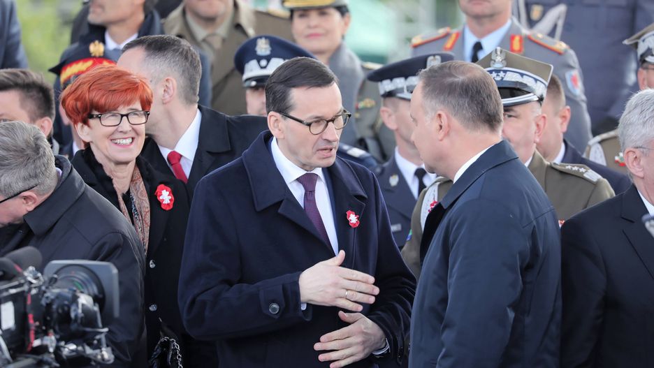 Mateusz Morawiecki i Andrzej Duda