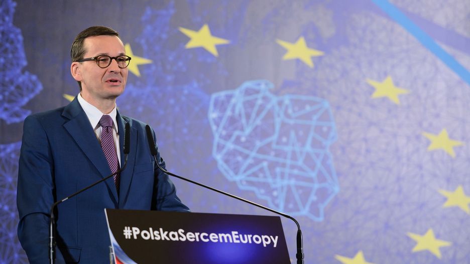 Mateusz Morawiecki na konwencji PiS w Poznaniu