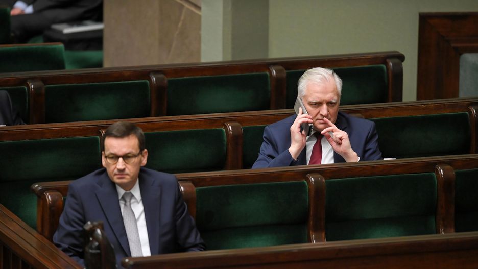 Mateusz Morawiecki i Jarosław Gowin