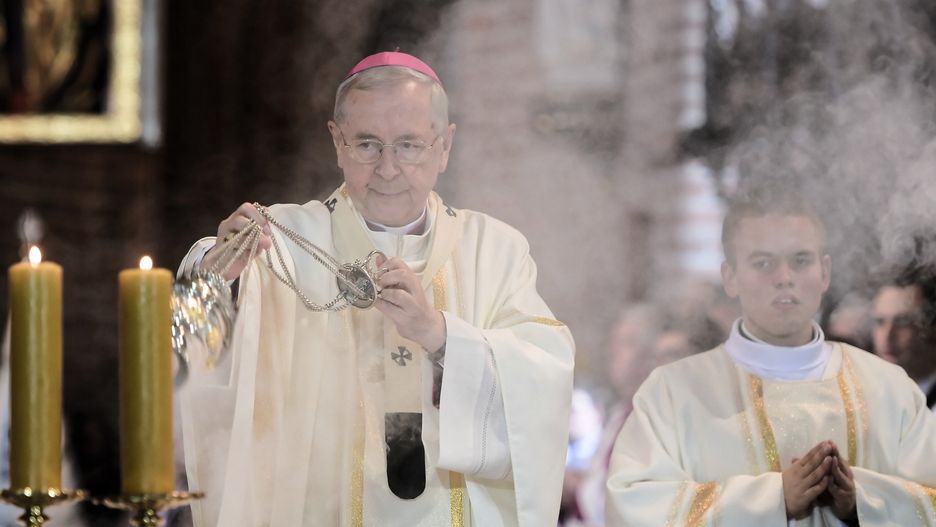 Abp Gądecki podczas uroczystej Eucharystii w Poznaniu