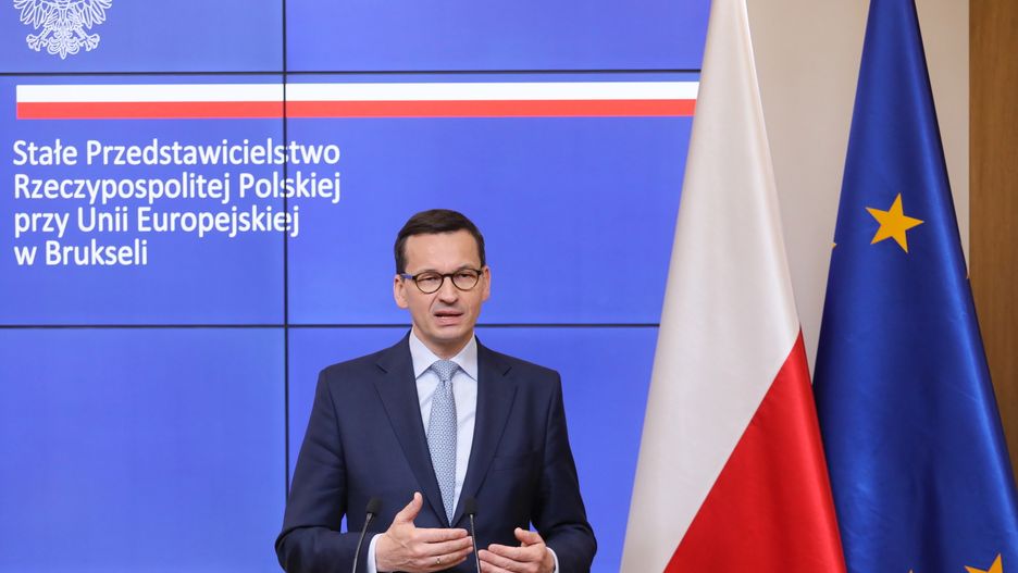 Mateusz Morawiecki w Brukseli
