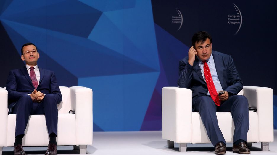 Saakaszwili jest pod wrażeniem poziomu życia w Polsce