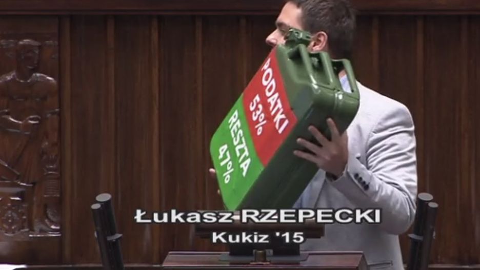 Posła Rzepeckiego musiał uspokajać Paweł Kukiz