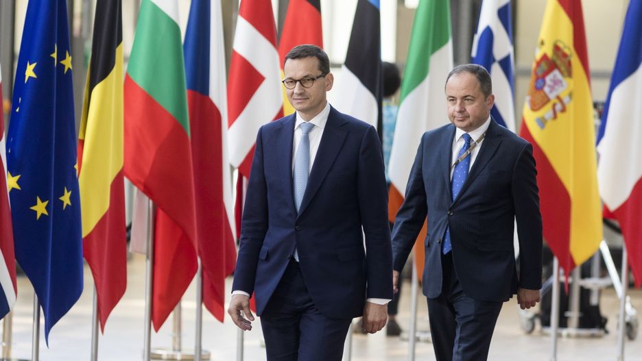 Mateusz Morawiecki i Jarosław Kaczyński