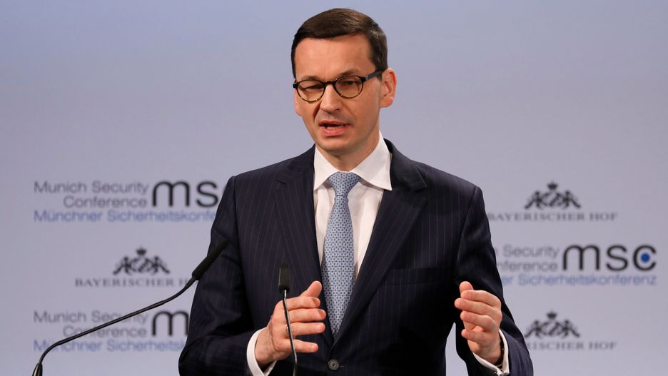 Morawiecki mówił w Monachium o "żydowskich sprawcach"