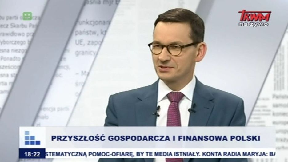 Premier Mateusz Morawiecki pierwsze exposé wygłosił u ojca Tadeusza Rydzyka