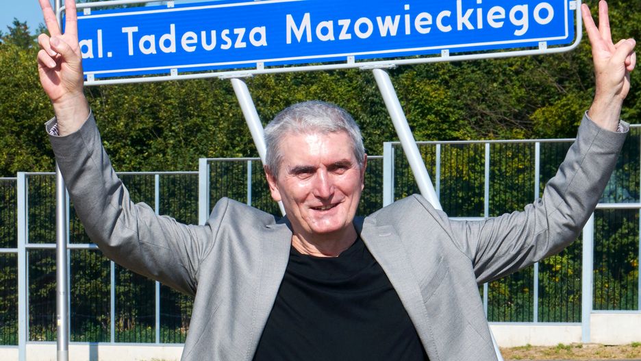 Odsłonięcie alei Tadeusza Mazowieckiego w Lublinie