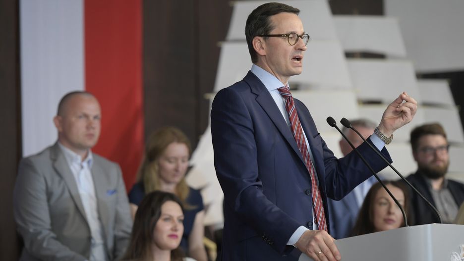Morawiecki w legendarnej sali BHP w Gdańsku 
