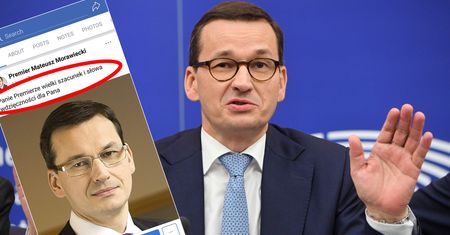 Premier Morawiecki uwielbia samego siebie. Nabrały się tysiące internautów