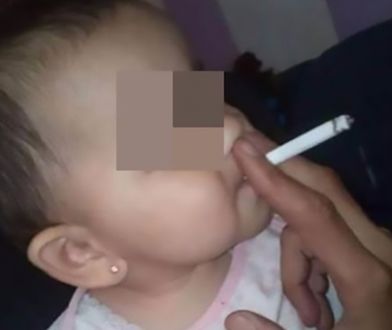 Rodzice wstawili zdjęcie palącej dziewczynki do sieci. Będą mieć poważne problemy